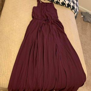 Maroon Maxi Dress